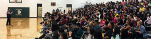 Anti-Bullying speaker for middle school assemblies