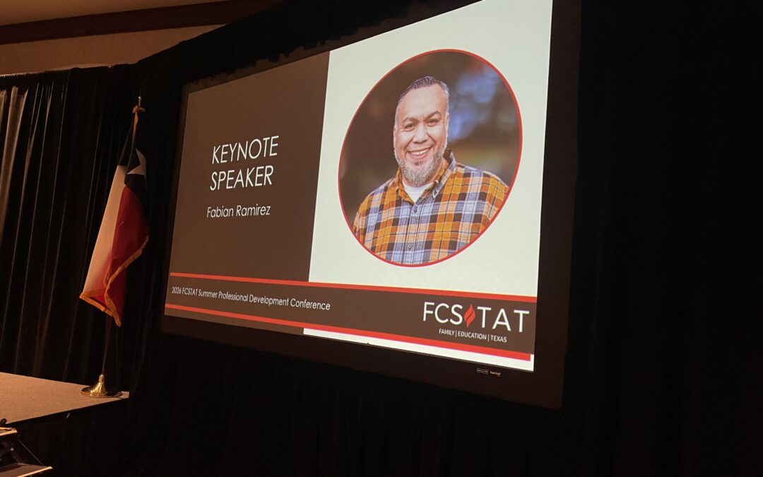 Fabian Ramirez teacher keynote speaker at FCSTAT Summer Professional Development Conference